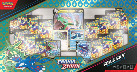 !!!![OPENED LIVE]!!!!   ~~  PokéMon Crown Zenith Sea & Sky Collection