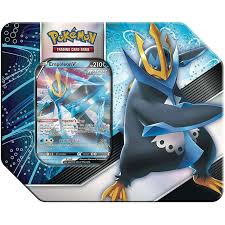 !!!!!!![OPENED LIVE]!!!!!!!  ~~ Pokemon Trading Card Games V Strikers Tin Empoleon V